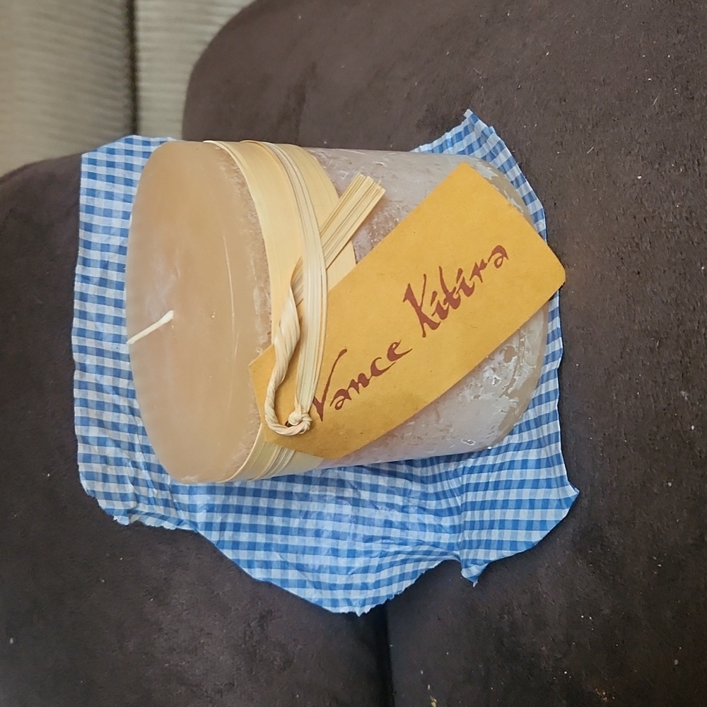 Vance Kitira Timber Unscented Pillar Candle